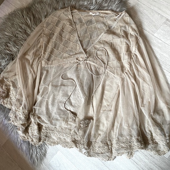 Boho Me Sheer Lace Swim Coverup - Picture 2 of 5